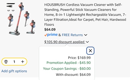 Vacuum Cart