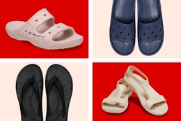 Score Extra Savings on Crocs Adult Sandals and Slides — Deals From Just $15 card image