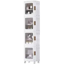 4-Tier Narrow Storage Cabinet