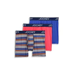 Jockey Men's Microfiber Boxer Briefs 3-Pack
