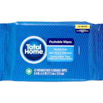 2 Total Home Flushable Wipe Packs