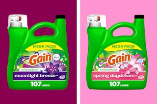 Gain Aroma Boost Laundry Detergents Collage