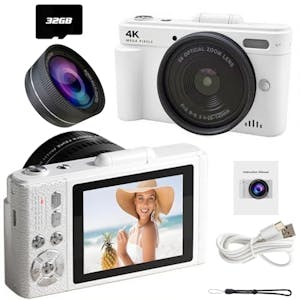 4K Digital Camera 64MP