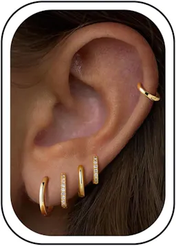 Gold Hoop Earrings