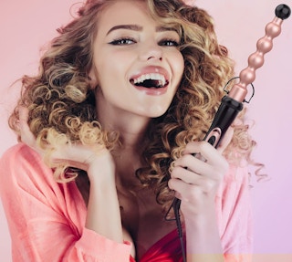 5-in-1 Interchangeable Curling Wand Set