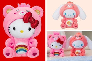 Hello Kitty Care Bear Plush Toys: 2 single plushes and 1 2-pack