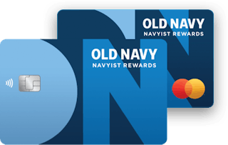 A graphic of an Old Navy credit card.