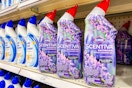 clorox toilet bowl cleaner sitting on a target shelf