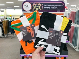 matching halloween family pajamas at target