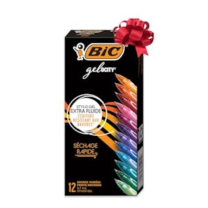 BIC Gelocity Quick Dry Gel Pen 12-Pack