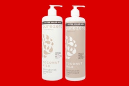 Target Purezero coconut milk shampoo & conditioner
