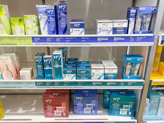 area shot of no7 products in ulta