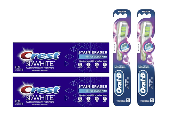 2 Crest + 2 Oral-B Prodcuts