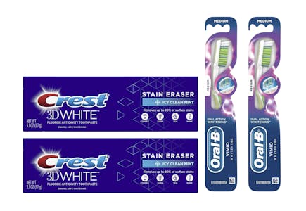 4 Crest and Oral-B
