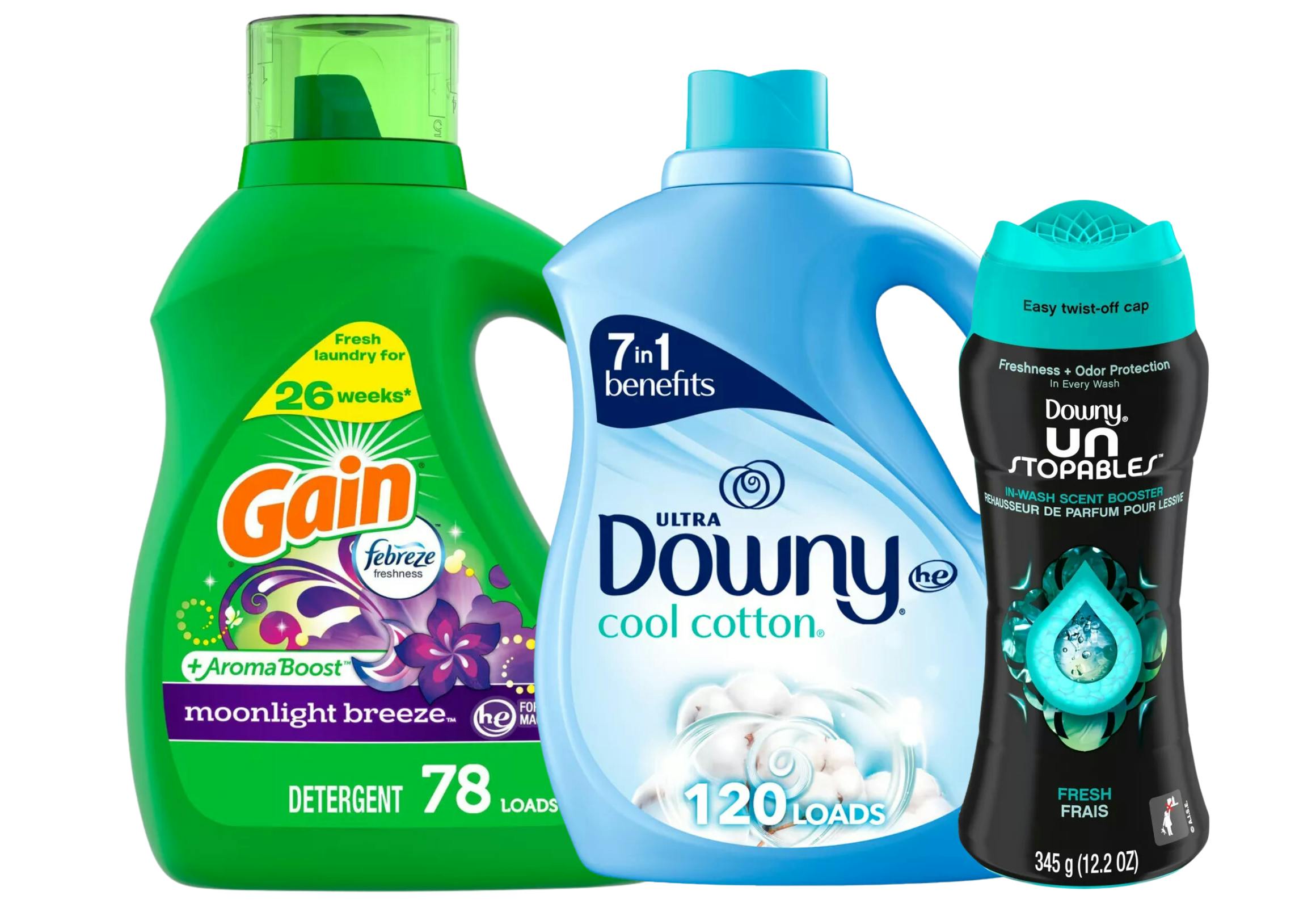 2 Downy + 1 Gain