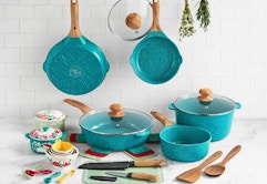 30-Piece The Pioneer Woman Cookware Set, Only $78 at Walmart card image