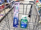 crest and oral-b items in walgreens cart