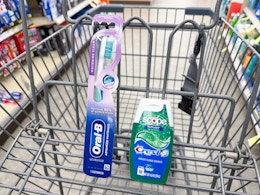 crest and oral-b items in walgreens cart
