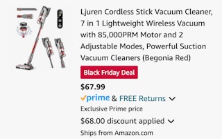 Ljuren Stick Vacuum cart