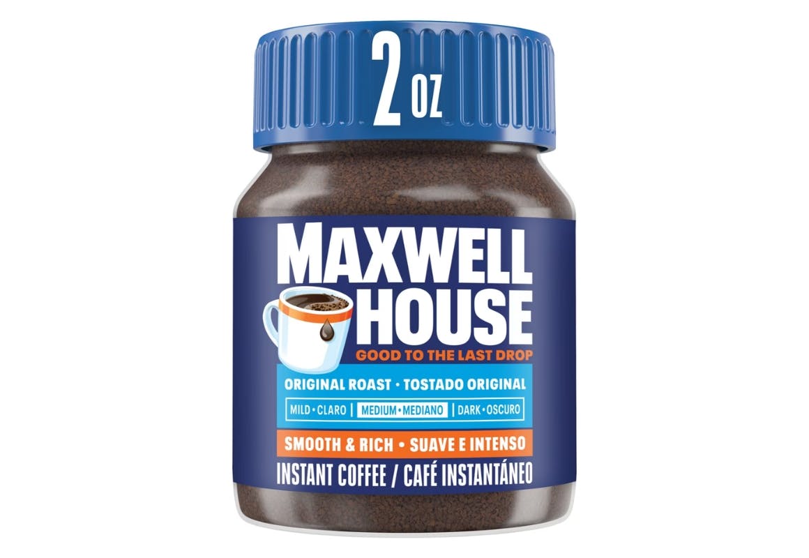 2 Maxwell House Instant Coffee Jars