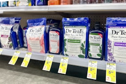 Dr Teal's 3-Pound Epsom Salt Soak, $3.49 Each at Walgreens (Easy Deal) card image