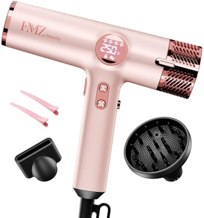 Professional Hair Blow Dryer, Pink Gold