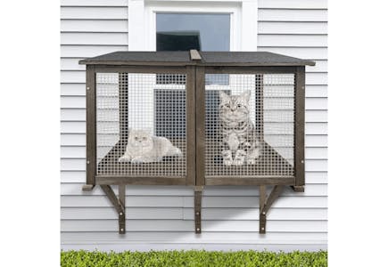 Outdoor Window Cat Catio