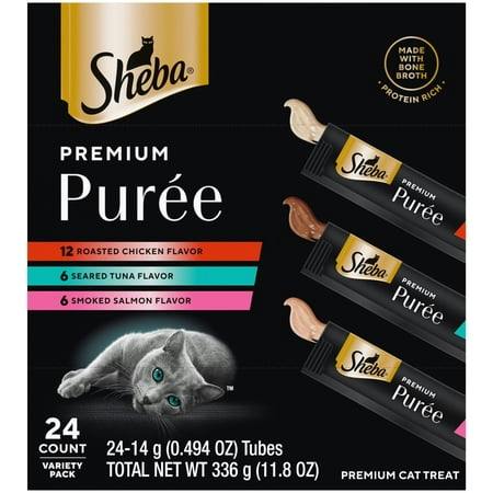 Sheba Premium Purees 24-Pack
