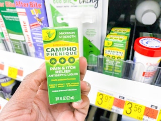 walmart campho phenique hand holding