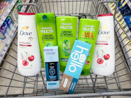 garnier dove hello hask items in walgreens cart