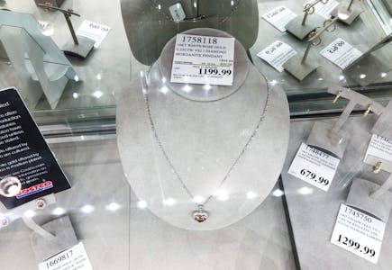 Morganite and Diamond Pendant