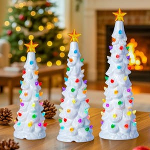 Ceramic Christmas Tree Set