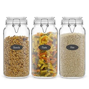 JoyJolt Airtight Glass Jars Set