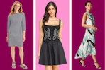 3 different women's dress styles