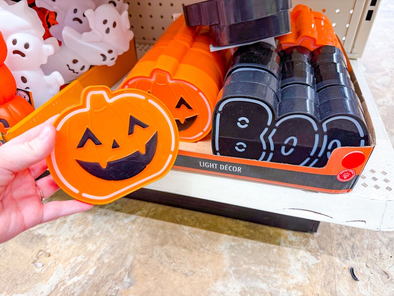 dollar tree halloween pumpkin lights