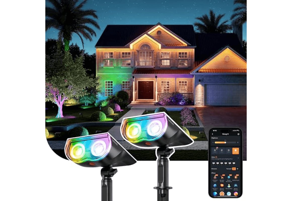 Smart Solar Spotlight Set
