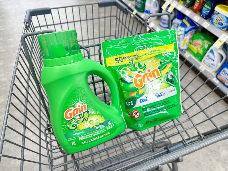 gain detergent and flings walgreens