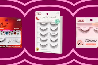 kiss lashes on a grid