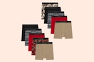 Stock image of the Hanes Boys’ Comfort Flex Tagless Boxer Briefs (10 count) in Red Camo Assorted prints