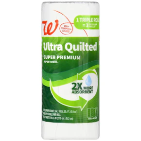 2 Walgreens Paper Towel Rolls