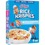2 Rice Krispies Cereal Boxes