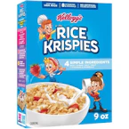 2 Rice Krispies Cereal Boxes