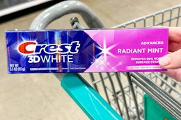 Crest 3D White Toothpaste, Only $1.99 at Kroger (reg. $5.49) card image