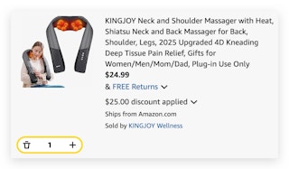 KINGJOY Neck and Shoulder Massager