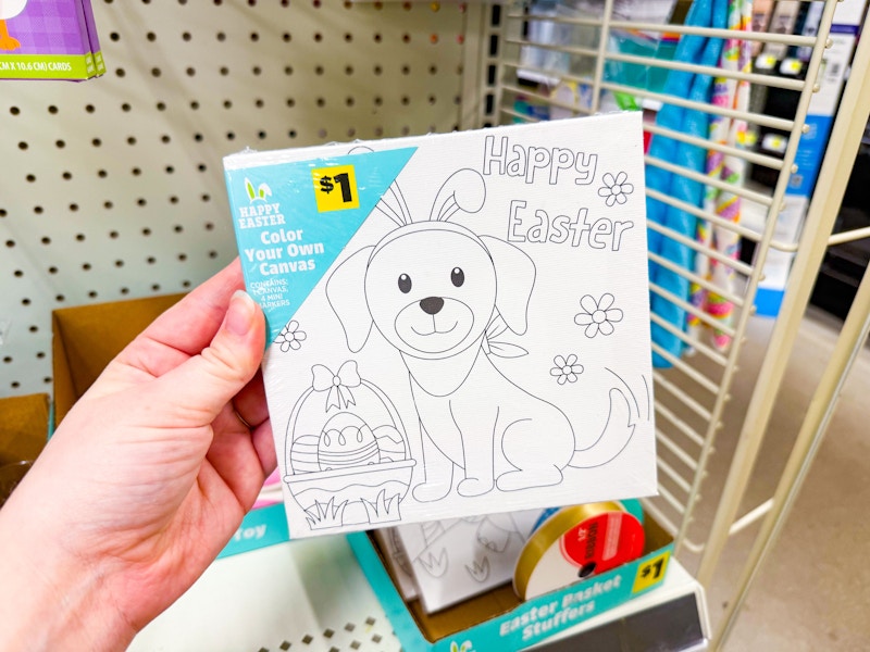 dollar general easter color your own canvas