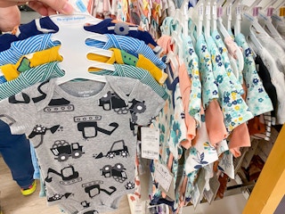 carters bodsuits 5 packs in store