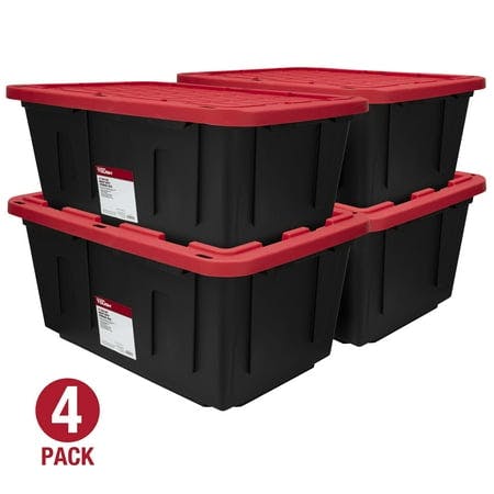 Hyper Tough Storage Bin 4-Pack