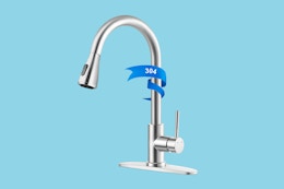 Stainless Steel Kitchen Faucet, Just $30 at Walmart (Reg. $100) card image