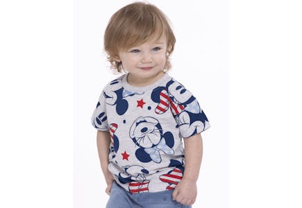 Minnie Mouse Americana Crewneck T-shirt