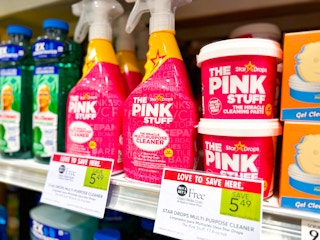publix The Pink Stuff Paste and spray on shelf